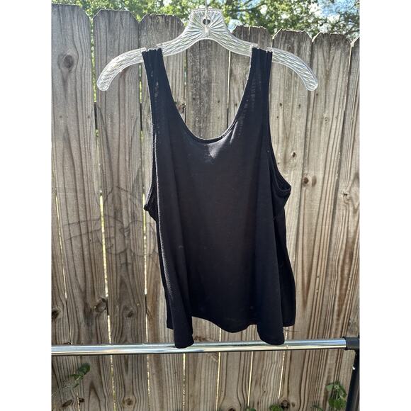 Mossimo Supply Co. Black Boho Tank – Size L - Picture 2 of 5
